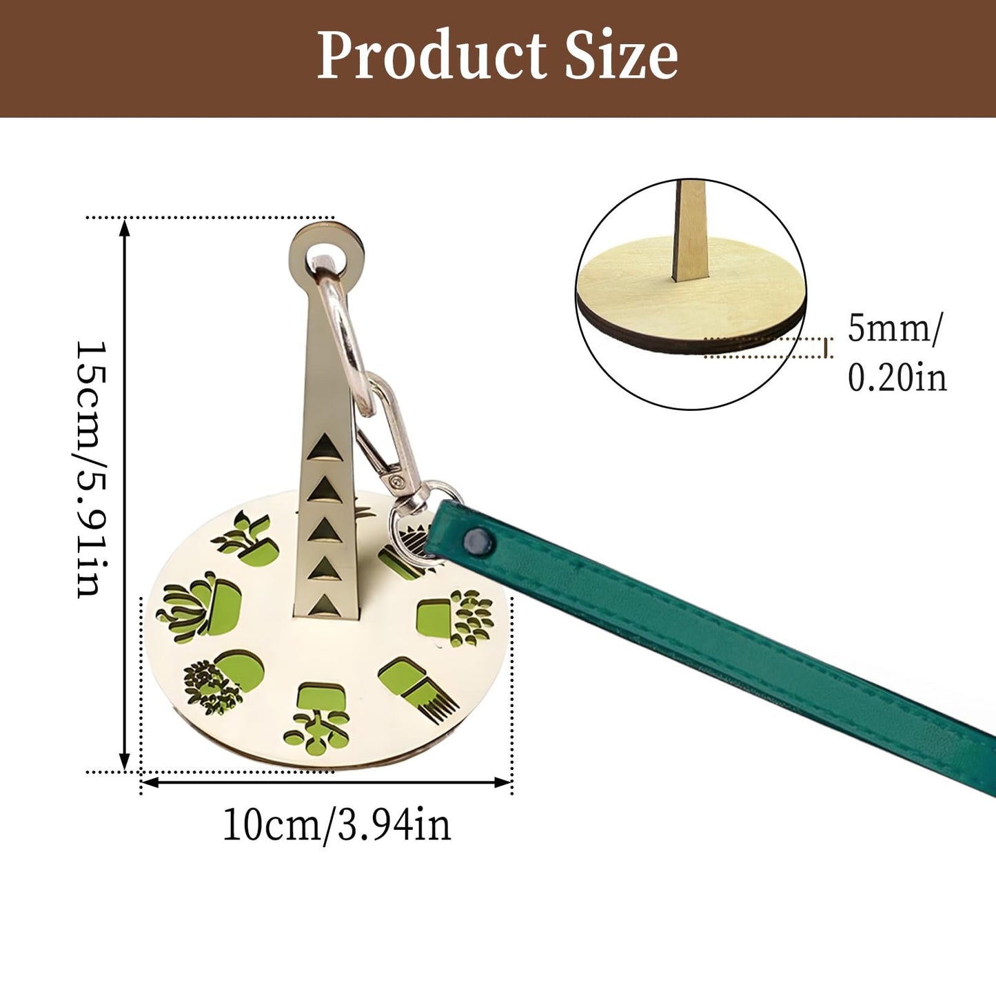 π49% OFF-Portable Wrist Yarn Holder, Gift for Crocheter
