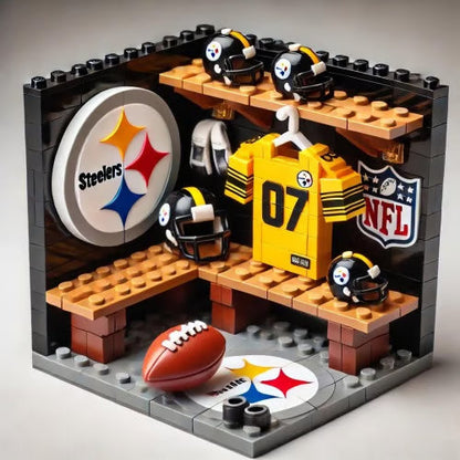 🏈 NFL LEGO® Locker Room – Build Your Ultimate Football Headquarters!