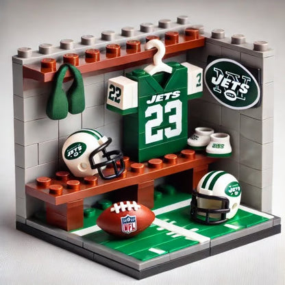 🏈 NFL LEGO® Locker Room – Build Your Ultimate Football Headquarters!