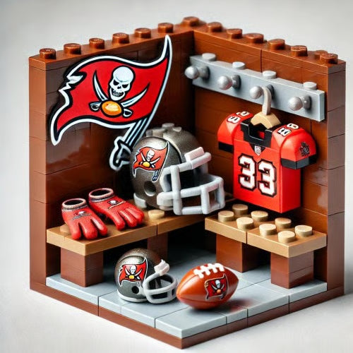 🏈 NFL LEGO® Locker Room – Build Your Ultimate Football Headquarters!