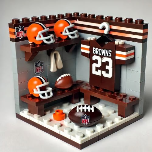 🏈 NFL LEGO® Locker Room – Build Your Ultimate Football Headquarters!
