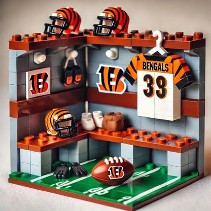 🏈 NFL LEGO® Locker Room – Build Your Ultimate Football Headquarters!