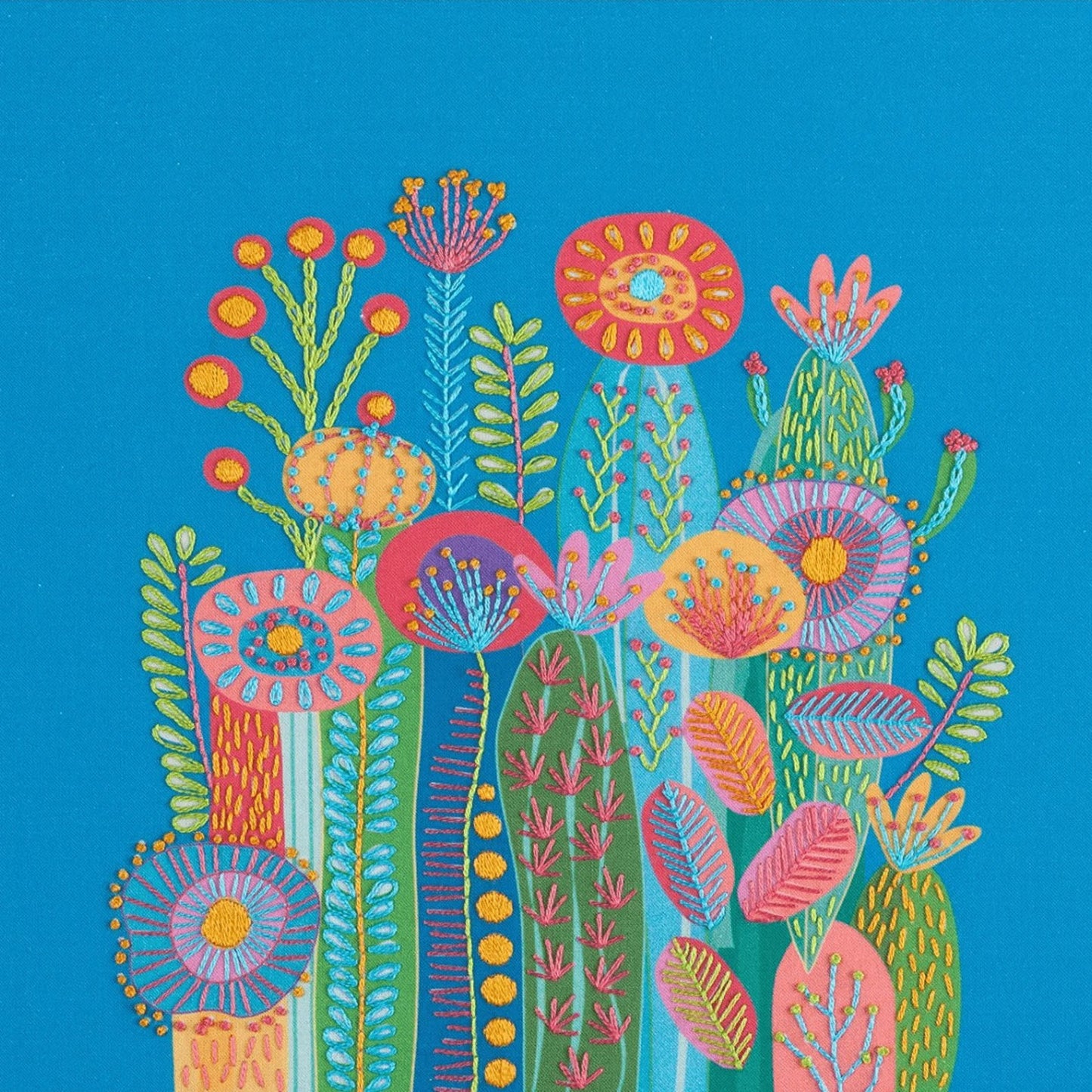 🔥LAST DAY 49% OFF-Interesting Cactus Hand Embroidery Kit