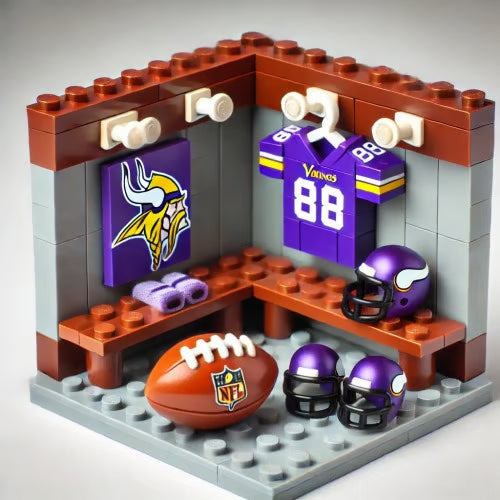 🏈 NFL LEGO® Locker Room – Build Your Ultimate Football Headquarters!