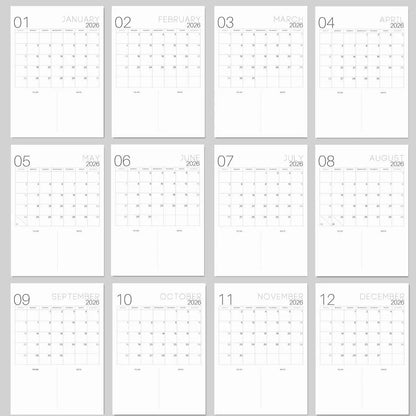 ✨2026 Bucket List Spiral Calendar: Slow Down & Savor the Seasons📅