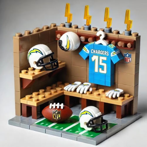 🏈 NFL LEGO® Locker Room – Build Your Ultimate Football Headquarters!